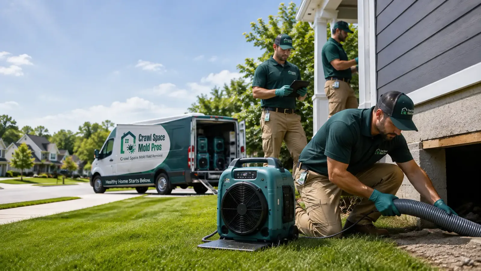 Crawl Space Mold Removal in Ottoville, OH